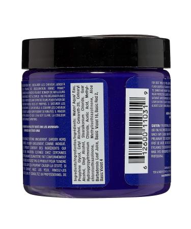 MANIC PANIC Ultra Violet Hair Dye 4 Fl Oz - Vegan Semi Permanent Hair Color - Blue Toned Violet Shade for Men & Women - PPD & Ammonia-Free - Buy Online on SooperMarket.com