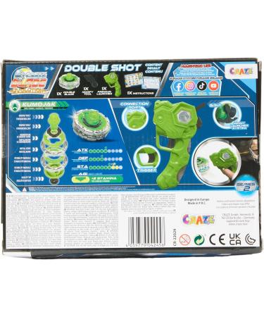 Craze Blade Evolution - Double Shot Premium Martial Cord Kreisel Metal with Launcher | Best Children s Roundabout Toy for Young Scouts | Model 42458 - Buy Online on SooperMarket.com