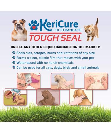 KeriCure Tough Seal Liquid Bandage and Hot Spot Spray Combo 2 Pack Small Animal Dog Cat Pet Spray on Liquid Bandage and Soothing Hot Spot Gel Spray Each 2oz Spray Bottles Soothe Protect & Heal - Buy Online on SooperMarket.com