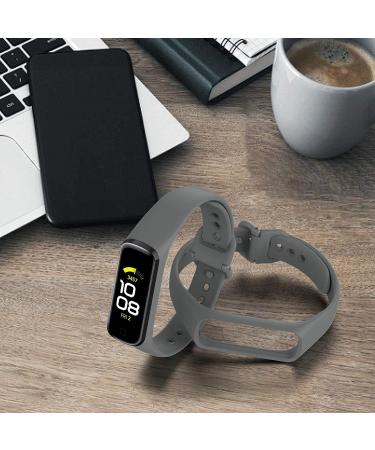 Tkasing Soft Silicone Replacement Bands for Samsung Galaxy Fit 2 - Pack of 3 Solid Color Bands for Men and Women - Buy Online on SooperMarket.com