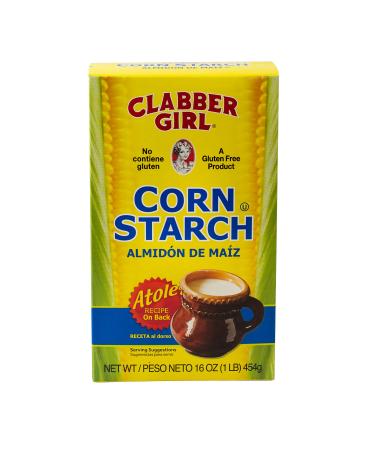 Clabber Girl Corn Starch, 16 Ounce (Pack of 12)