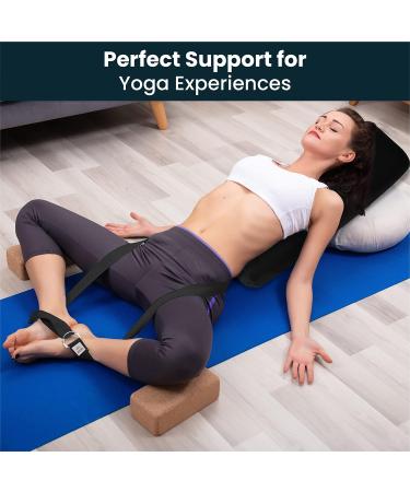 2Living Yoga Set: Bolster, Strap, and E-book - Complete Your Yoga Practice - Buy Online on SooperMarket.com
