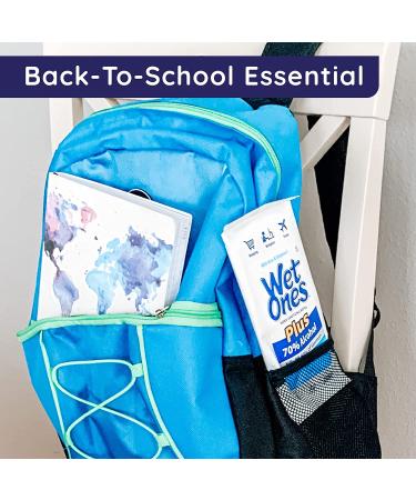 Wet Ones 70% Alcohol Hand Sanitizing Wipes - 20 Count, Pack of 10 - Kills 99.99% of Germs - Bulk Buy - Buy Online on SooperMarket.com
