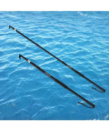 KOMCLUB Telescoping Boat Hooks - 3 Stage Aluminum Push Pole - Lightweight & Floating - Non-Slip Rubber Handle - Durable Boating Accessories - Multi-Color Rust-Resistant Boat Gaff - 12FT - Buy Online on SooperMarket.com