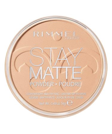 Rimmel London Stay Matte Pressed Powder Lightweight Mattifying 004 Sandstorm 0.49 oz (14 g)