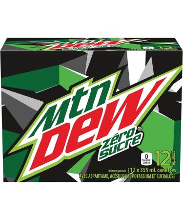 Mtn Dew Zero Sugar 12x355ml - Buy Online on SooperMarket.com