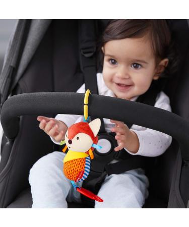 Skip Hop Bandana Buddies Fox Stroller Toy - Baby Activity Chime & Teether - Buy Online on SooperMarket.com