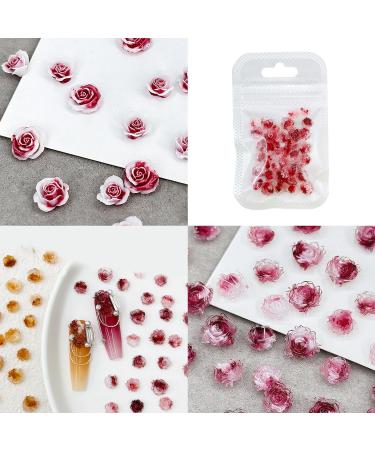 50Pcs 3D Flower Nail Multi Colors Variety Mix Camellia Flower Cute Nail Art For Manicure DIY Craft Jewelry 3d Nail For Acrylic Nails Multi-Color - Buy Online on SooperMarket.com