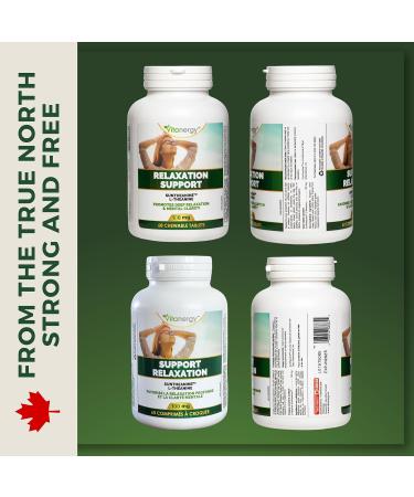 Vitanergy L-Theanine Mental Focus & Calmness - Promote Stress Anxiety Relief Relaxation and Sleep Aid - 100mg Chewable Tablets 60ct Tropical Flavor- Made in Canada - Buy Online on SooperMarket.com