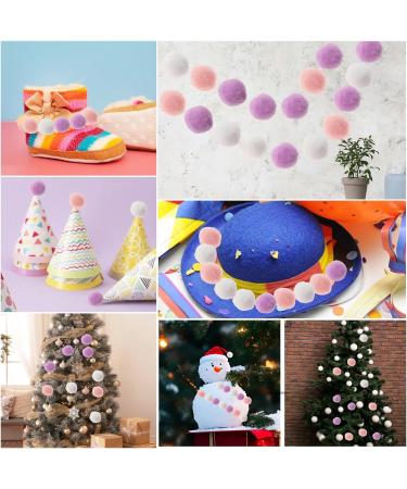 Amaxiu 30Pcs Cat Toy Balls Soft Kitten Pompom Ball Indoor Cats Interactive Ball Toys 3cm/1.18in Queit Cat Ball Cat Pom Pom Balls for Pet Play Pursue Roll Fetch Pink and Purple - Buy Online on SooperMarket.com