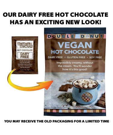 Double Donut Dairy Free Hot Chocolate Mix - 30 Count Vegan Instant Packets - Buy Online on SooperMarket.com