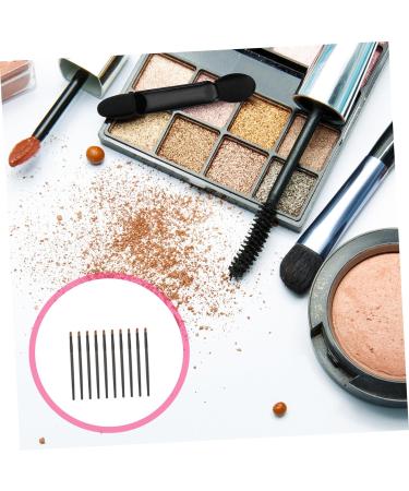 Gogogmee 10pcs Nose Shadow Brush Makeup Concealer Brush Soft Face Blush Brush Eye Makeup Black Wooden Handle - Buy Online on SooperMarket.com