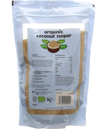 The Groovy Food Company Organic Coconut Sugar 500g - Natural Sweetener for Healthy Living - Buy Online on SooperMarket.com