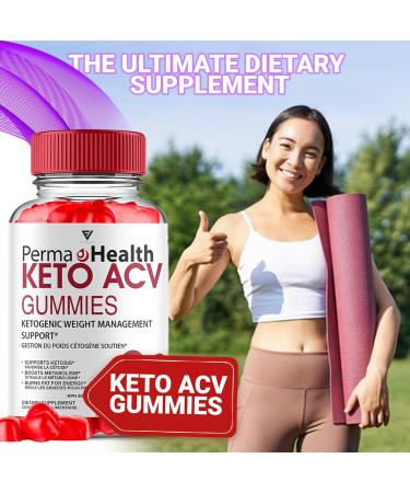 Perma Health Gummies PermaHealth Keto ACV Gummies Perma Health Apple Cider Vinegar Weight Management Support Supplement Perma Health Canada Max Strength Health Support Gummy Formula (60 Gummies) - Buy Online on SooperMarket.com