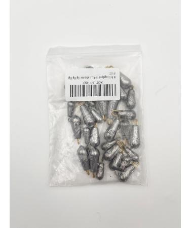 30 PCs Fishing Weights Kit - Multi-Size Shot Weights & Sinker Set for Outdoor Fishing (5g/10g/15g) - International Shipping Available - Buy Online on SooperMarket.com