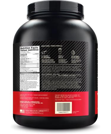 Optimum Nutrition Gold Standard 100% Whey Protein Powder 2.270g - Cookies & Cream - 68 servings (packaging may vary) Cookies & Cream 2.11 kg (Pack of 1) - Buy Online on SooperMarket.com