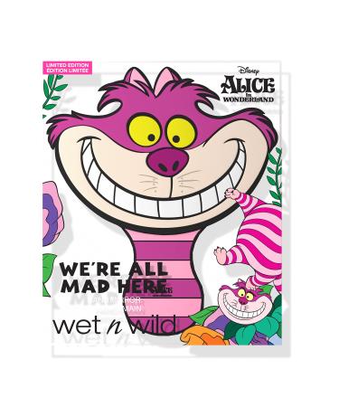 Wet n Wild Alice in Wonderland 'We're All Mad Here' Hand Mirror Portable Alice in Wonderland Themed Makeup Essential for Touchups On-The-Go with Comfort-Grip