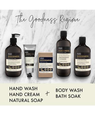 Baylis & Harding Goodness Lemongrass & Ginger Toiletries Bundle - 3 x 500 ml Hand Wash & Bath Soak (6 bottles) - Vegan Friendly - Buy Online on SooperMarket.com