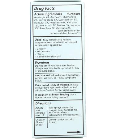 â€œLiddell Homeopathic Insomnia Relief - 1 fl oz | Natural Sleep Aidâ€‌ - Buy Online on SooperMarket.com