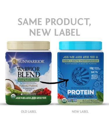 Sunwarrior - Warrior Blend Raw Plant-Based Protein Natural 375 g - Buy Online on SooperMarket.com