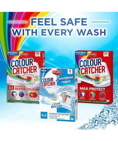 Enhanced Colour Catcher Whitening Power + Stain Remover 3 in 1 Ultimate Action Pads - 5 Pads - Buy Online on SooperMarket.com
