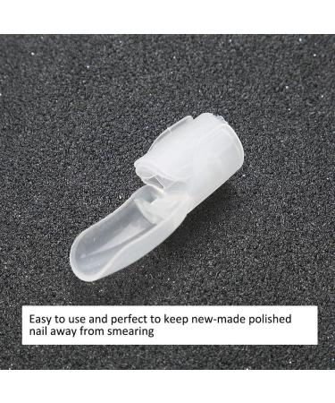 Nail Tips Shield Protector Nail Polish Varnish Protector Holder Nail Tips Cover Finger Nail Protector Tips Easy To Use for Protect 10 Finger Nails - Buy Online on SooperMarket.com