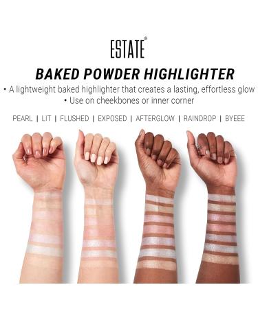 Estate Cosmetics Dew Me Baked Highlighter - Multi-Use Pressed Powder for Cheeks Eyes & Face - 3g (0.1 oz) - International Shipping Available - Buy Online on SooperMarket.com