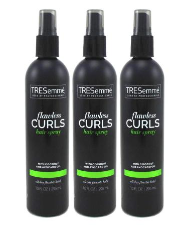 Tresemme Flawless Curls All Day Flexible Hold 10 Ounce (295ml) (3 Pack)