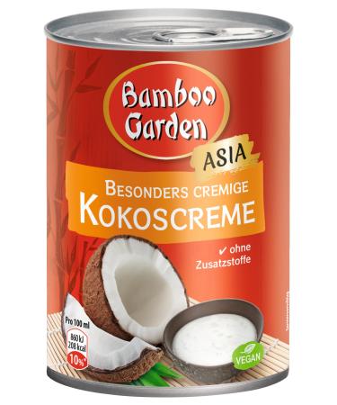 Bamboo Garden Coconut Cream 0.4 l (packaging design may vary) 400 ml (1 pack)