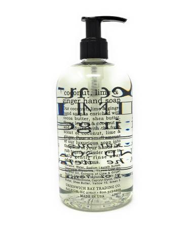 Greenwich Bay Coconut Lime & Ginger Hand Soap - 16 oz - Kitchen Soap - Luxurious Formula - Buy Online on SooperMarket.com
