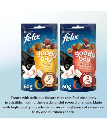Felix Soup Cat Food Bundle Containing Farm and Fish Selection 48g x24 | Cat Treats 60g x2 | Silvervine Sticks - Buy Online on SooperMarket.com