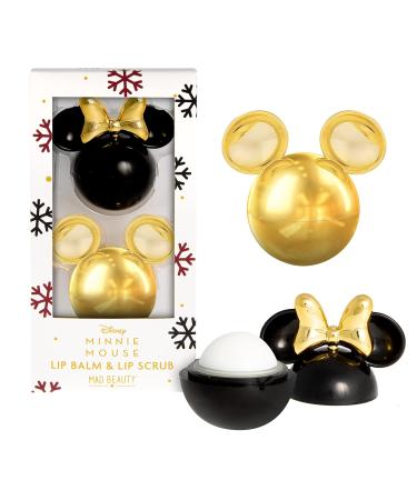 Buy MAD BEAUTY Minnie Mouse Lip Balm & Scrub Duo Set - Vanilla & Cranberry | Moisturizing Lip Kit Gift for Disney Fans - Buy Online on SooperMarket.com