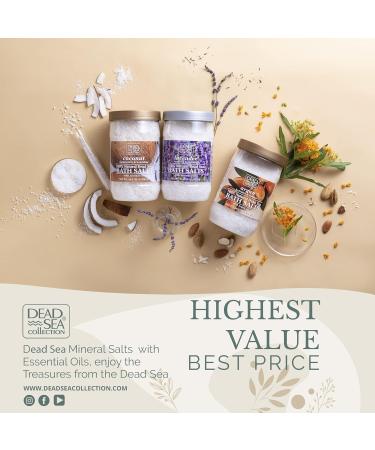 Dead Sea Collection Eucalyptus Bath Salts - 970g Organic Sea Salt for Relaxation & Aromatherapy Spa Experience - Buy Online on SooperMarket.com