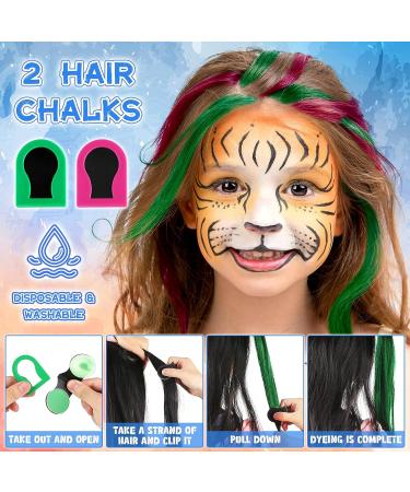 40-Piece Kids Face Paint Kit | 20 Colors with Stickers, Brushes, Sponges & Split Cake | Professional Face Painting Set - Buy Online on SooperMarket.com