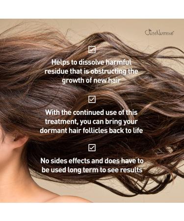 Natural Hair Regrowth Oil for Men and Women - Just Nutritive 4 Oz - Buy Online on SooperMarket.com
