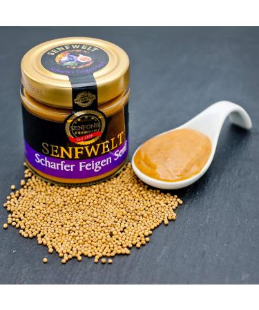 Altenburger Original Senfonie Hot Fig Mustard 180 ml - Premium Mustard with Fig Fruit Spread for Gourmet Flavors - Buy Online on SooperMarket.com