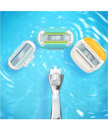 Gillette Extra Smooth Platinum Gift Set for Women - Razor Blades Case & Cosmetic Bag - Perfect Gift! - Buy Online on SooperMarket.com