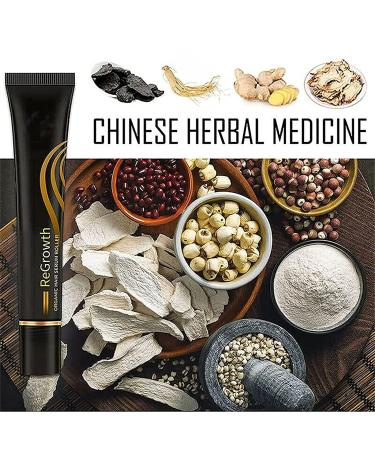 Regrowth Organic Hair Serum Roller Set - Herbal Scalp Massager for Intense Hair Growth | Suitable for Men & Women - All Hair Types - Buy Online on SooperMarket.com