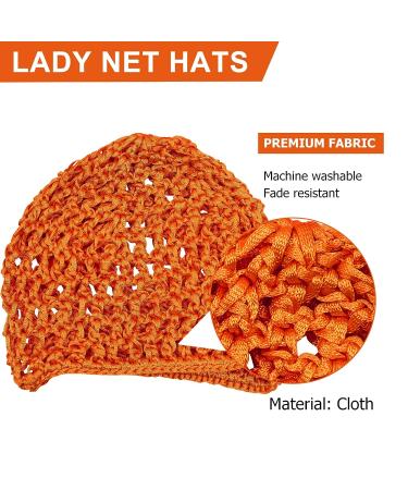 Lurrose 10pcs Crochet Hair Nets - Mesh Knit Snood Hat for Night Sleeping & Hair Care - Buy Online on SooperMarket.com