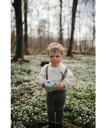 FRIGG Daisy Natural Rubber Baby Pacifier 2-Pack | BPA-Free | Made in Denmark | Baked Clay/Cream (0-6 Months) - Buy Online on SooperMarket.com