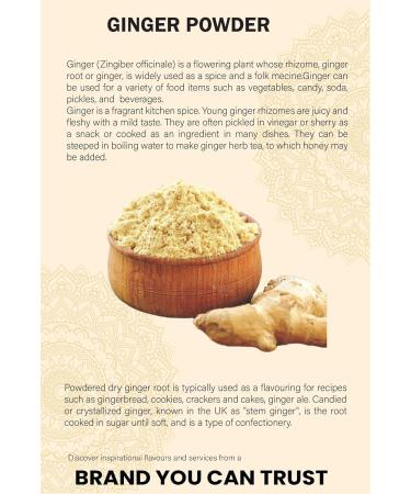 100 g | Ginger Powder Ground Ginger Spices Arabic Chinese Herbs Indian Cooking Curry Spice - Buy Online on SooperMarket.com