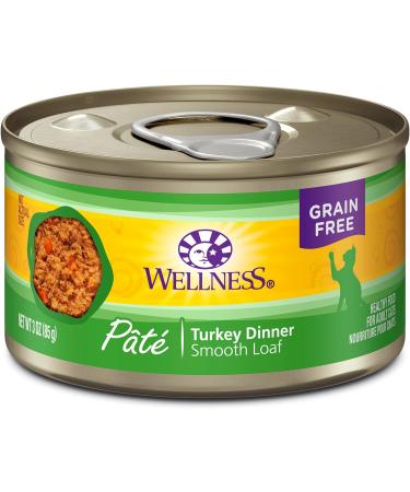 Wellness Pet Products Cat Food - Turkey Entr?e - Case of 24 - 3 oz.
