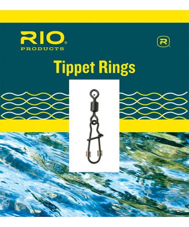 Rio Fly Fishing Head Tippet Ring Size Large Tackle, Steel (Pack of 1)