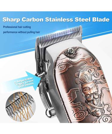 Suttik Professional Cordless Hair Clippers and Trimmers Set for Men - Rose Gold Beard Trimmer & Hair Cutting Kit - Buy Online on SooperMarket.com