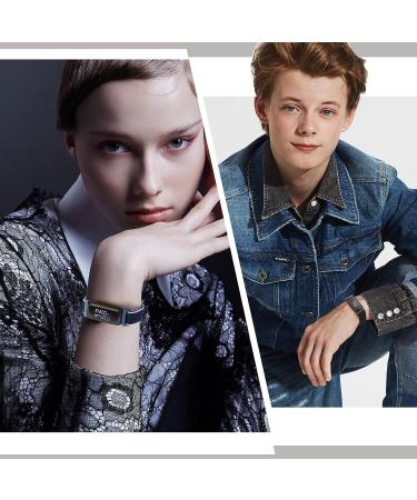 Fitbit Inspire Nylon Sport Loop Bands Set - Dark Black/Navy Green/Iron Grey/Official Black/New Midnight Blue - Soft Breathable Replacement Straps for Women Men Kids - Buy Online on SooperMarket.com