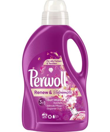 Perwoll Renew & Bl tenrausch delicate detergent 24 wash loads