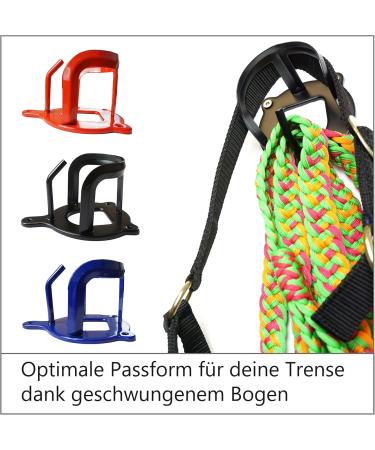 Bridle Holder for Horses - Metal Saddle Chamber with Extra Hooks | Red & Black | Perfect for Riding Stables - Buy Online on SooperMarket.com