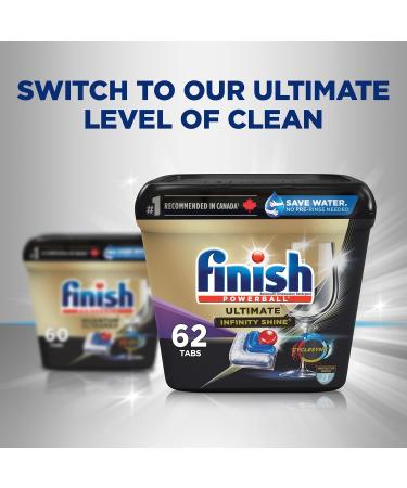 Finish Quantum UltraMAX Automatic Dishwasher Detergent Fresh 60 Tabs - Removes burnt-on stains & 24 h dried-on stains no pre-rinse needed - Buy Online on SooperMarket.com