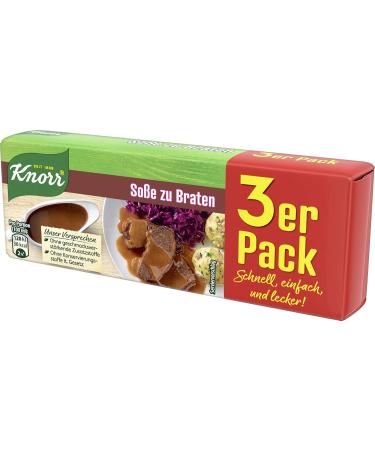 Buy Knorr Sauce for Roasts - Delicious Dark Sauce No Flavor Enhancers 3-Pack (250ml) | International Shipping - Buy Online on SooperMarket.com