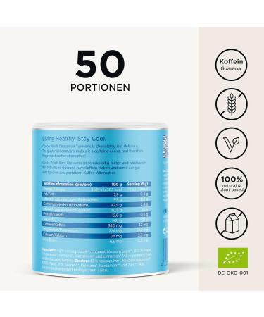 Sooper Food Cocoa Wach - Zimt - Kurkuma Powder | Bio Vegan Chocolate Nut for Fast Energy - 250g - Buy Online on SooperMarket.com